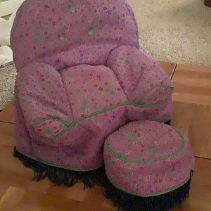 Our generation comfy chair and ottoman for AG Dolls